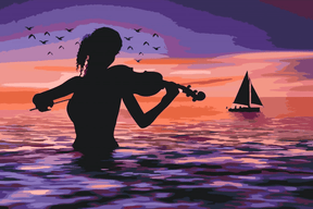Diamond Painting - Un joueur de champignon dans la mer - SEOS Shop ®