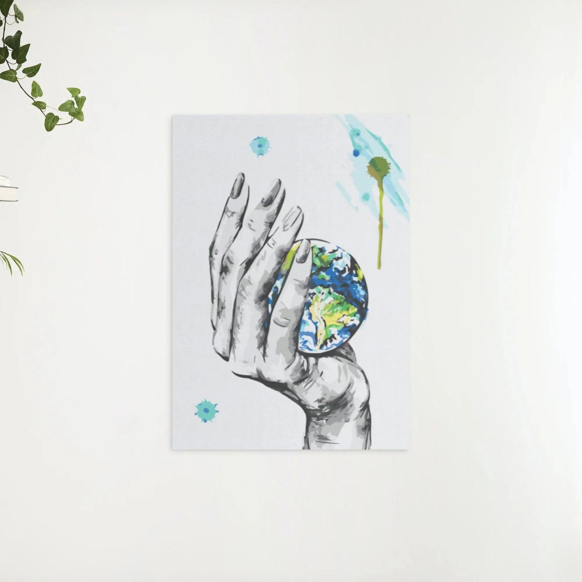 Diamond Painting - Une planète dans la main d'une femme - SEOS Shop ®