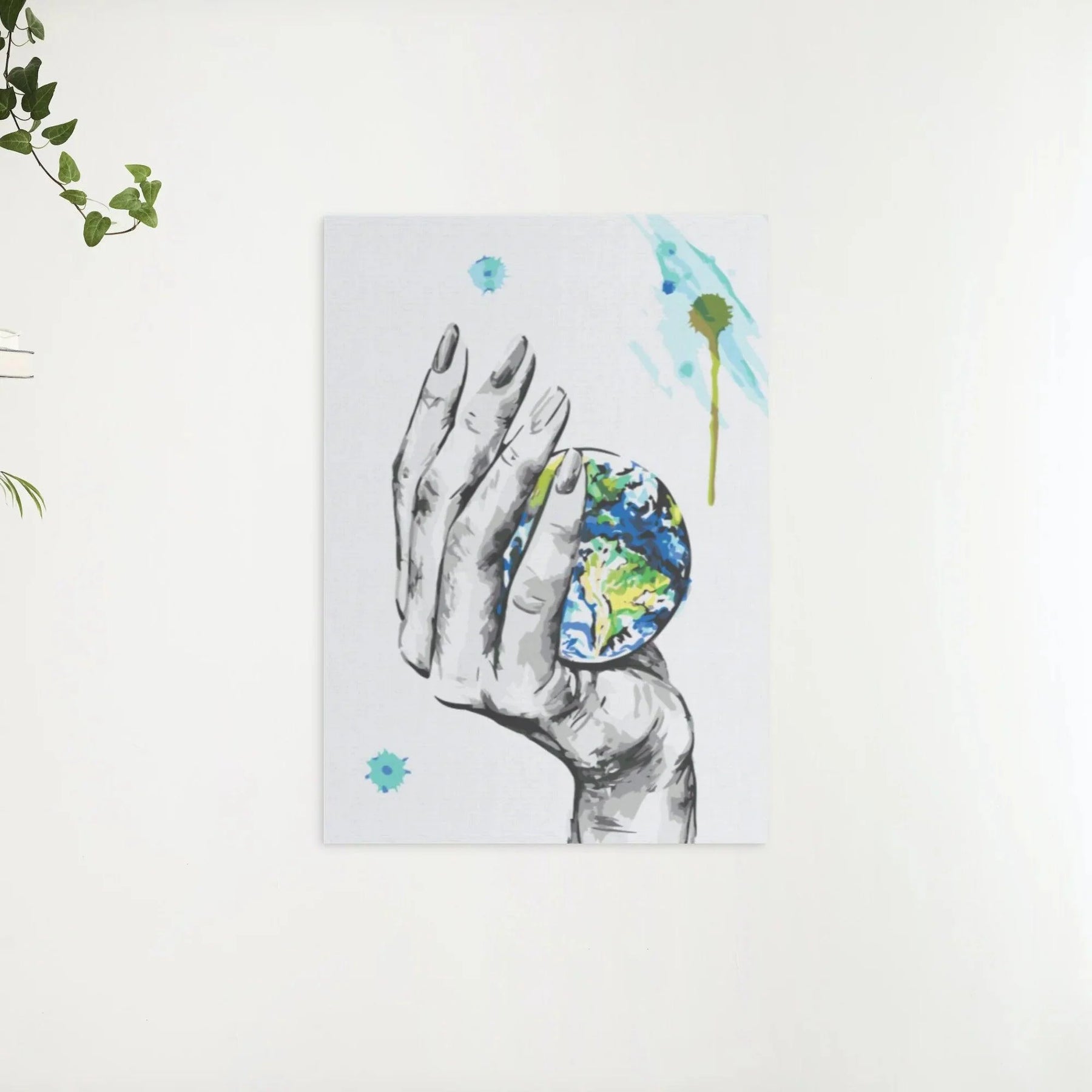 Diamond Painting - Une planète dans la main d'une femme - SEOS Shop ®