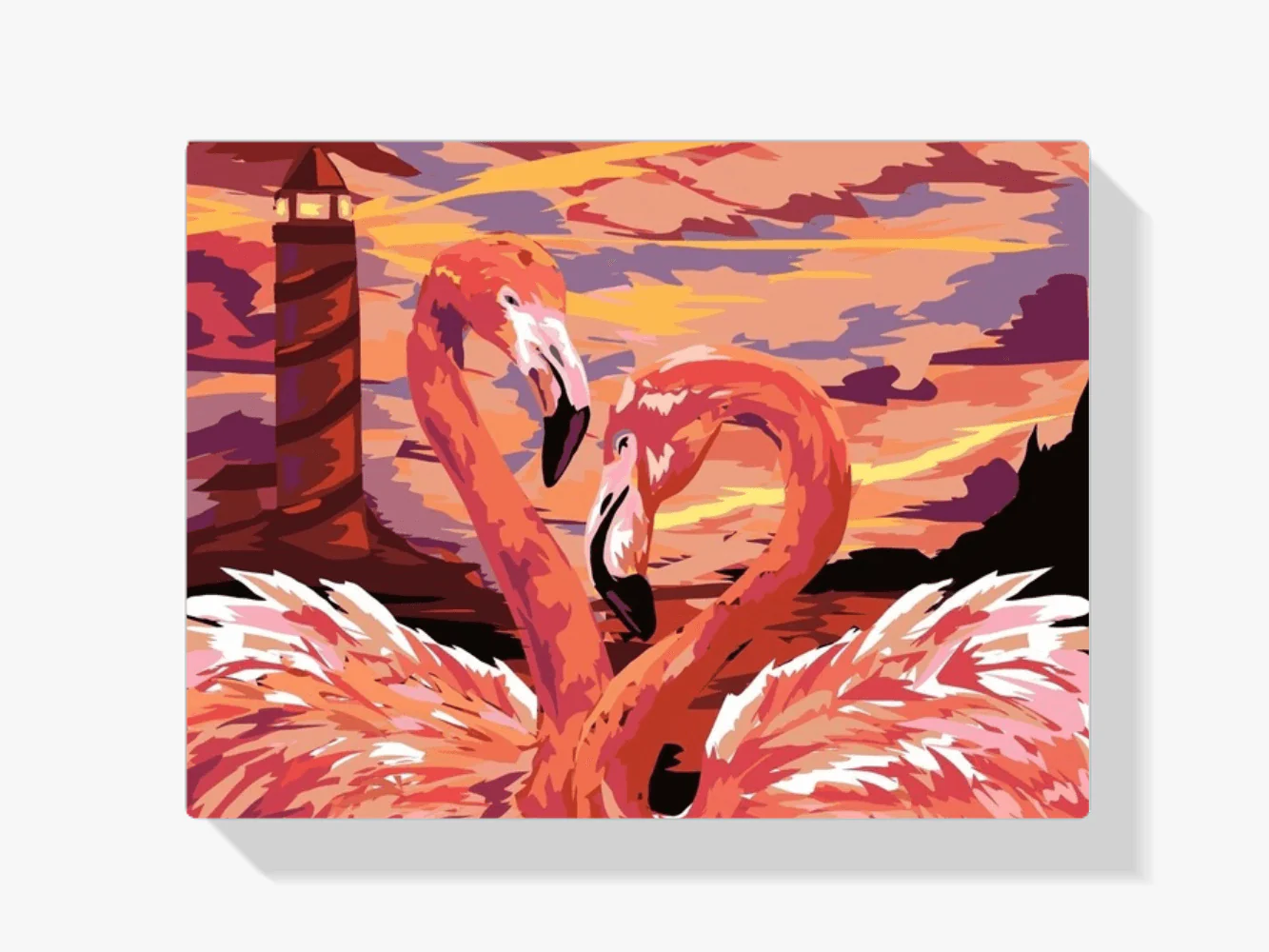 Diamond Painting - Flamant couple amoureux - SEOS®