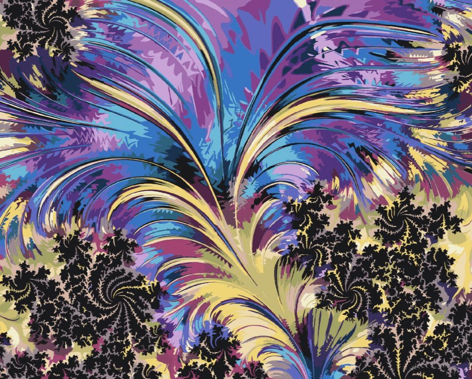 Diamond Painting - Plumes fractales - SEOS Shop ®
