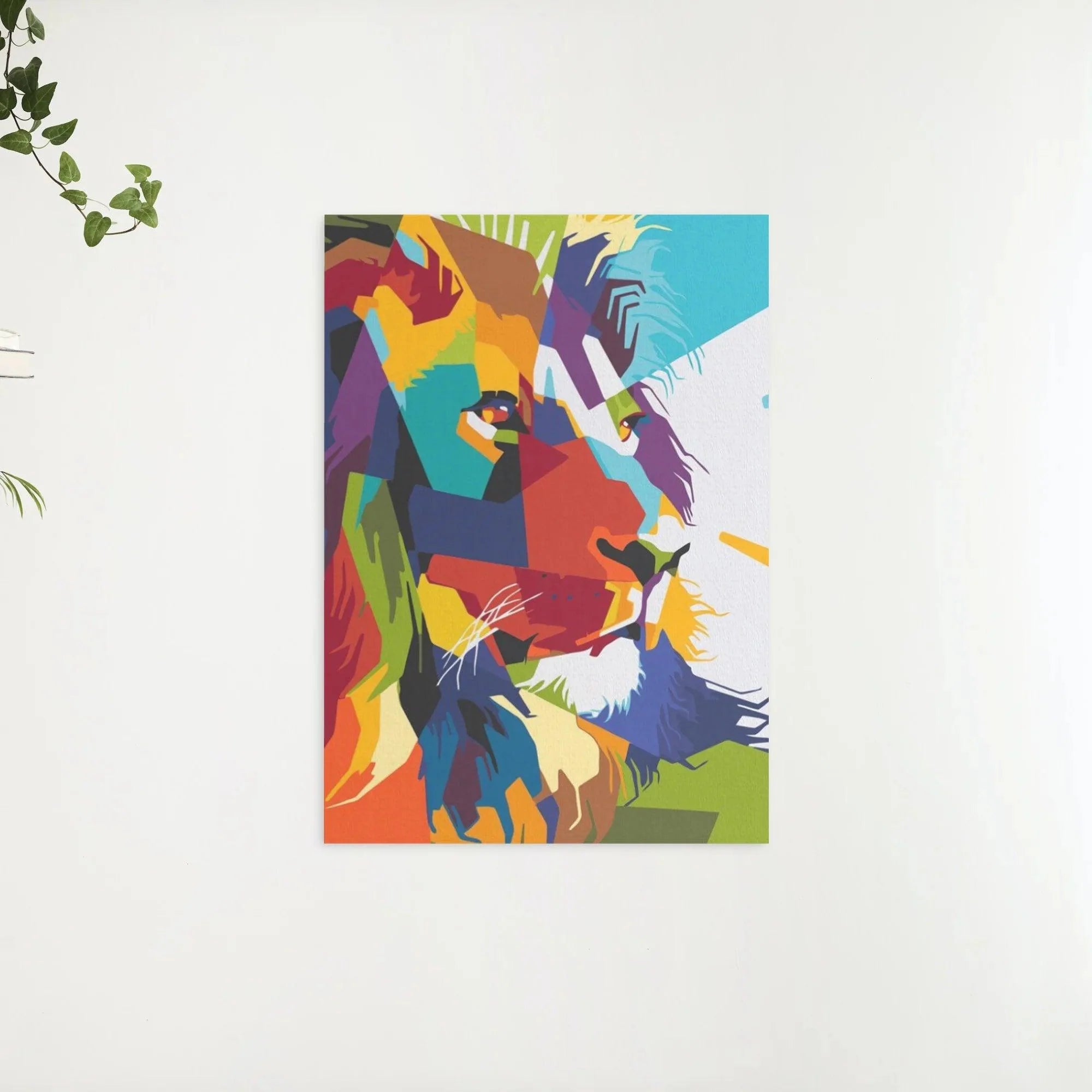 Diamond Painting - Lion géométrique - SEOS®