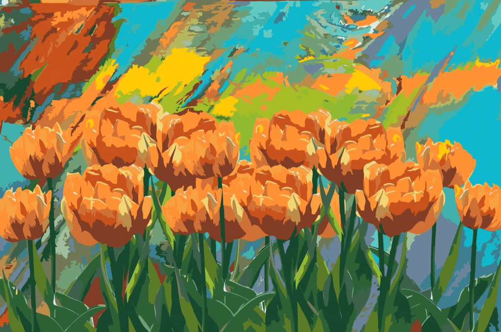 Diamond Painting - Tulipes peintes - SEOS Shop ®