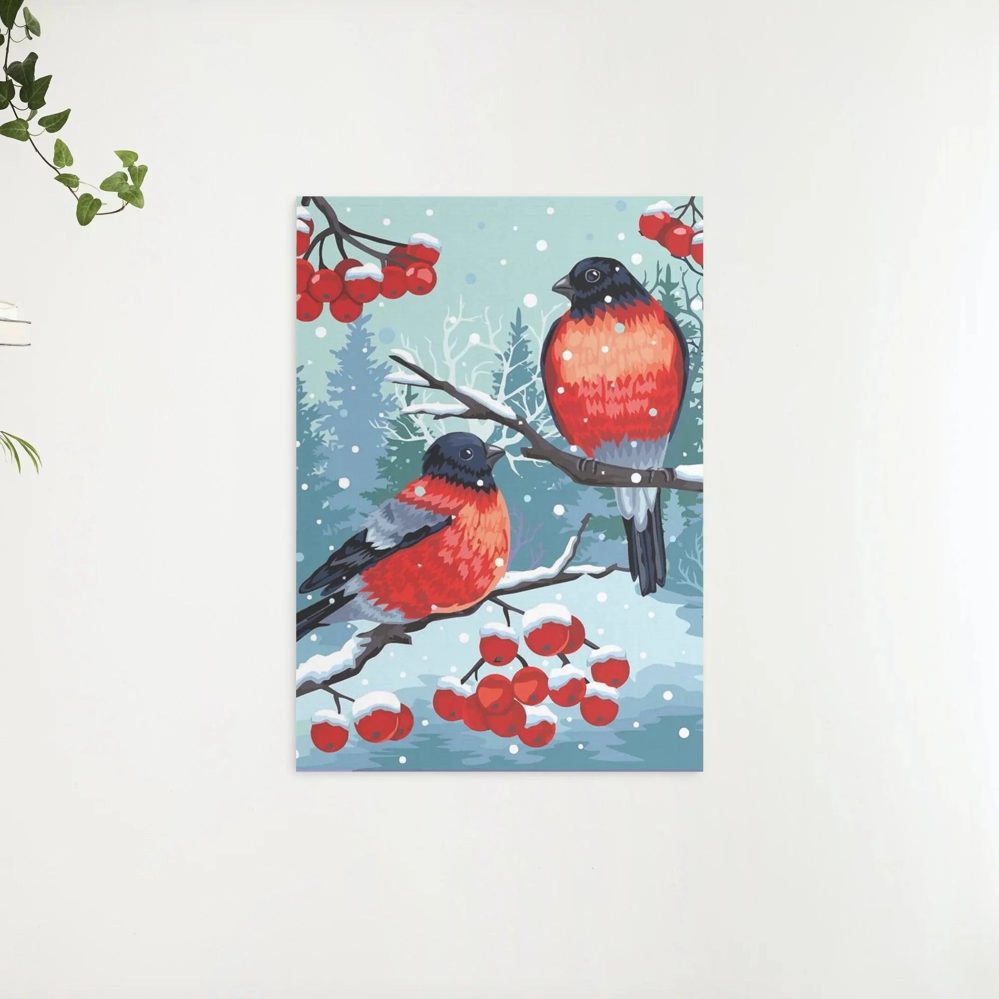 Diamond Painting - Chardonneret Élégué Blanc - SEOS®
