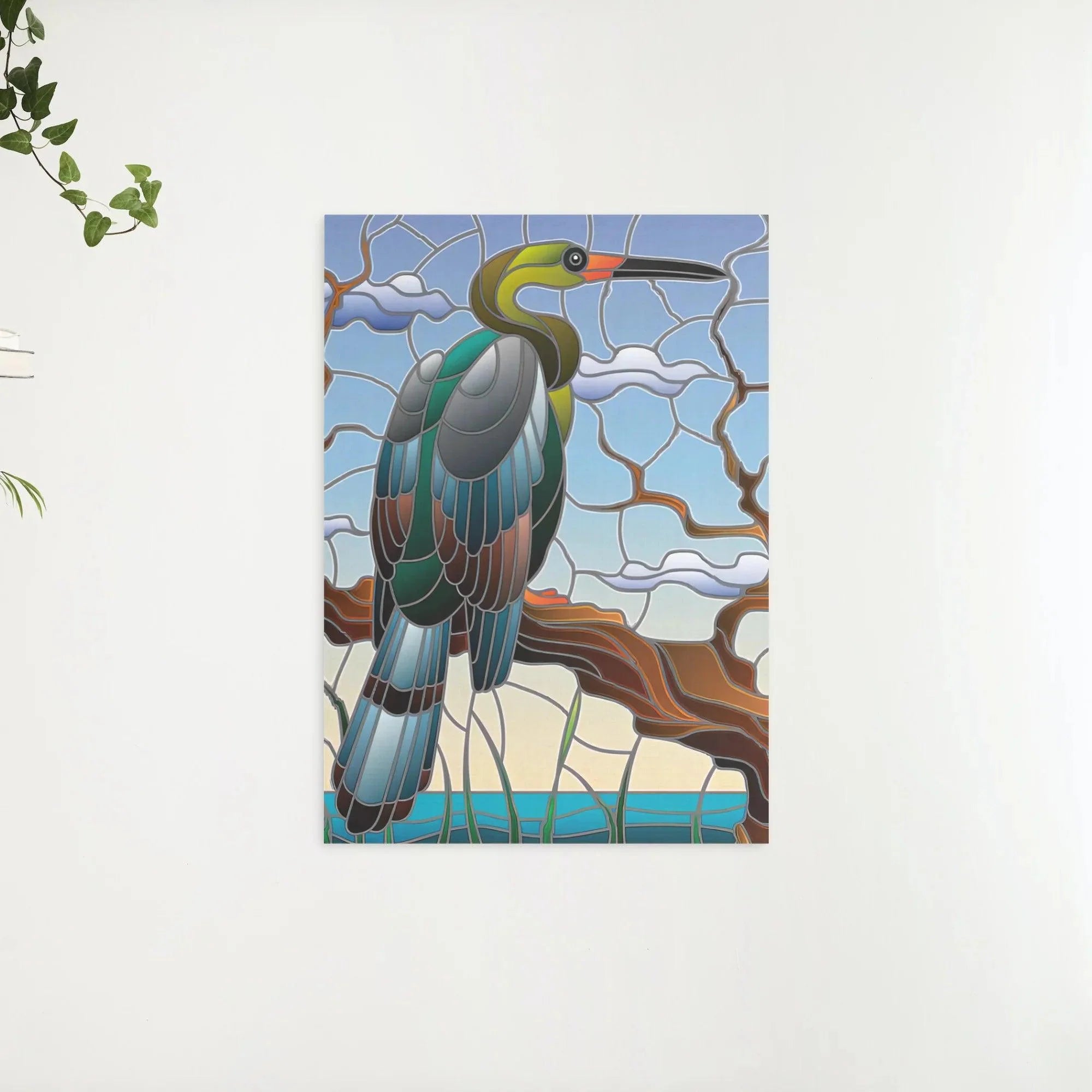 Diamond Painting - Héron cendré - SEOS®