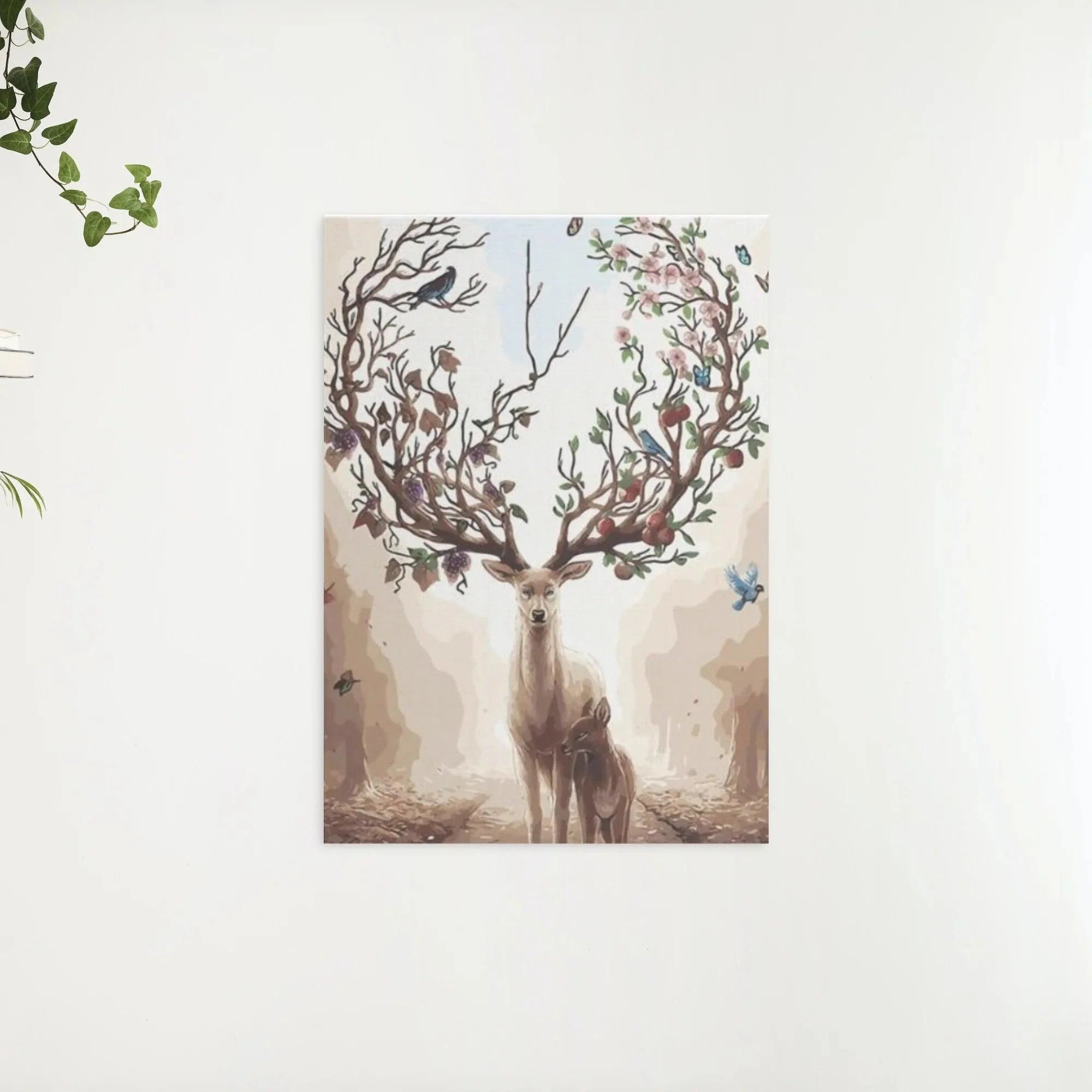 Diamond Painting - Cœur avec Bois de Printemps - SEOS®