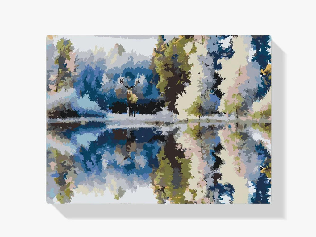 Diamond Painting - Cerfs dans la forêt - SEOS®
