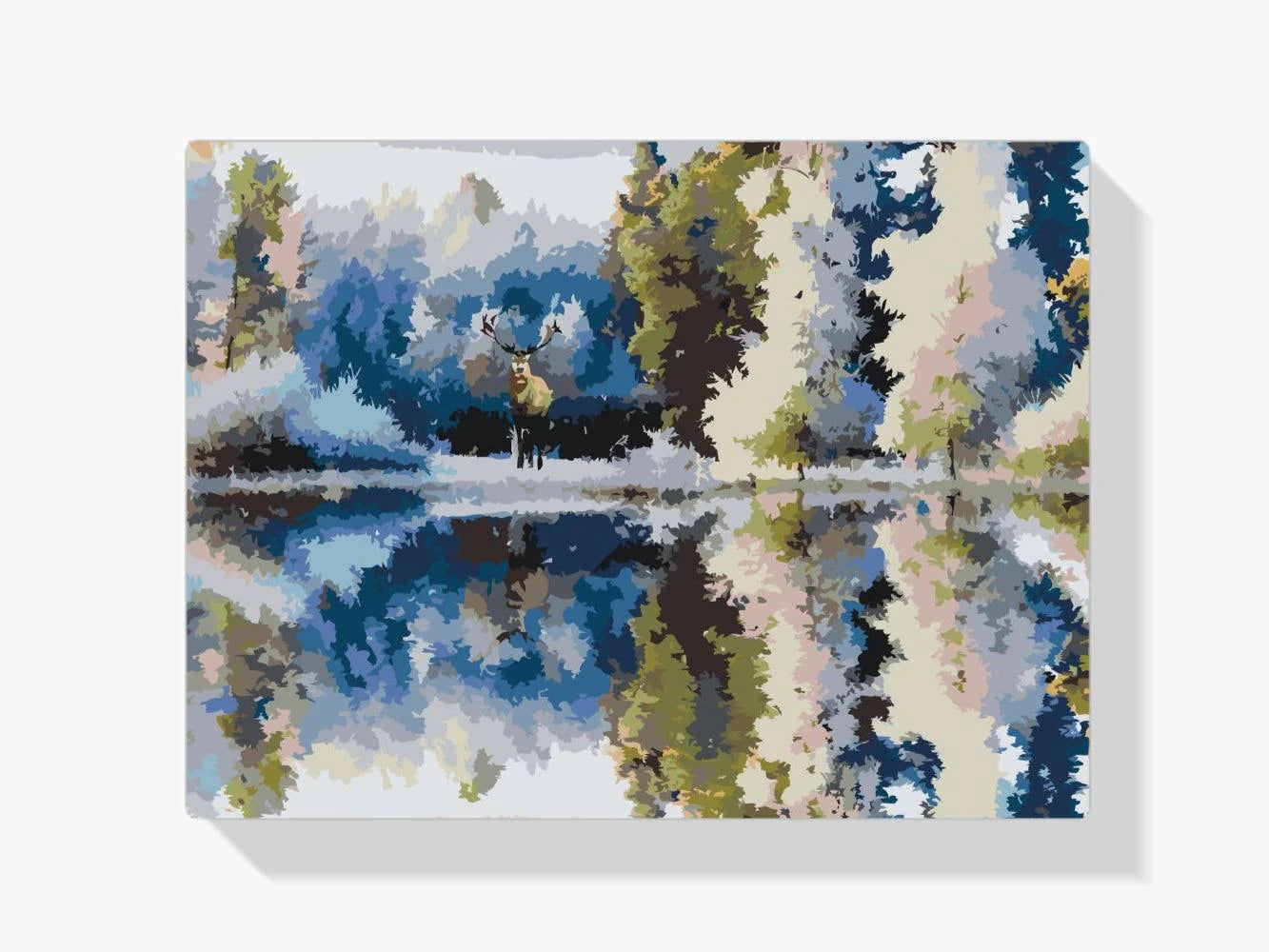 Diamond Painting - Cerfs dans la forêt - SEOS®