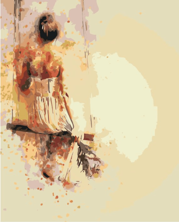 Diamond Painting - La fille sur la balançoire - SEOS Shop ®