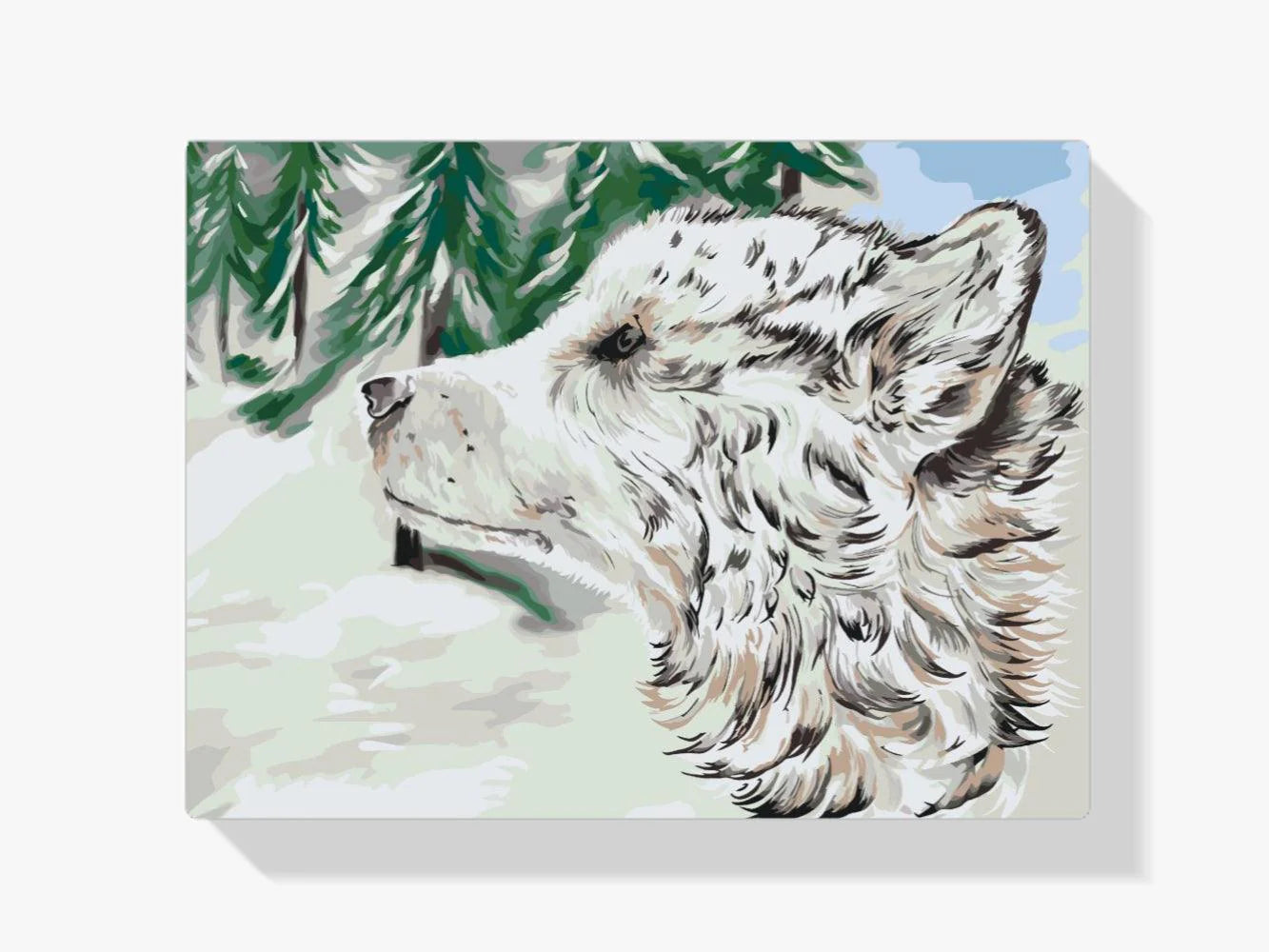 Diamond Painting - Chien dans la neige - SEOS®