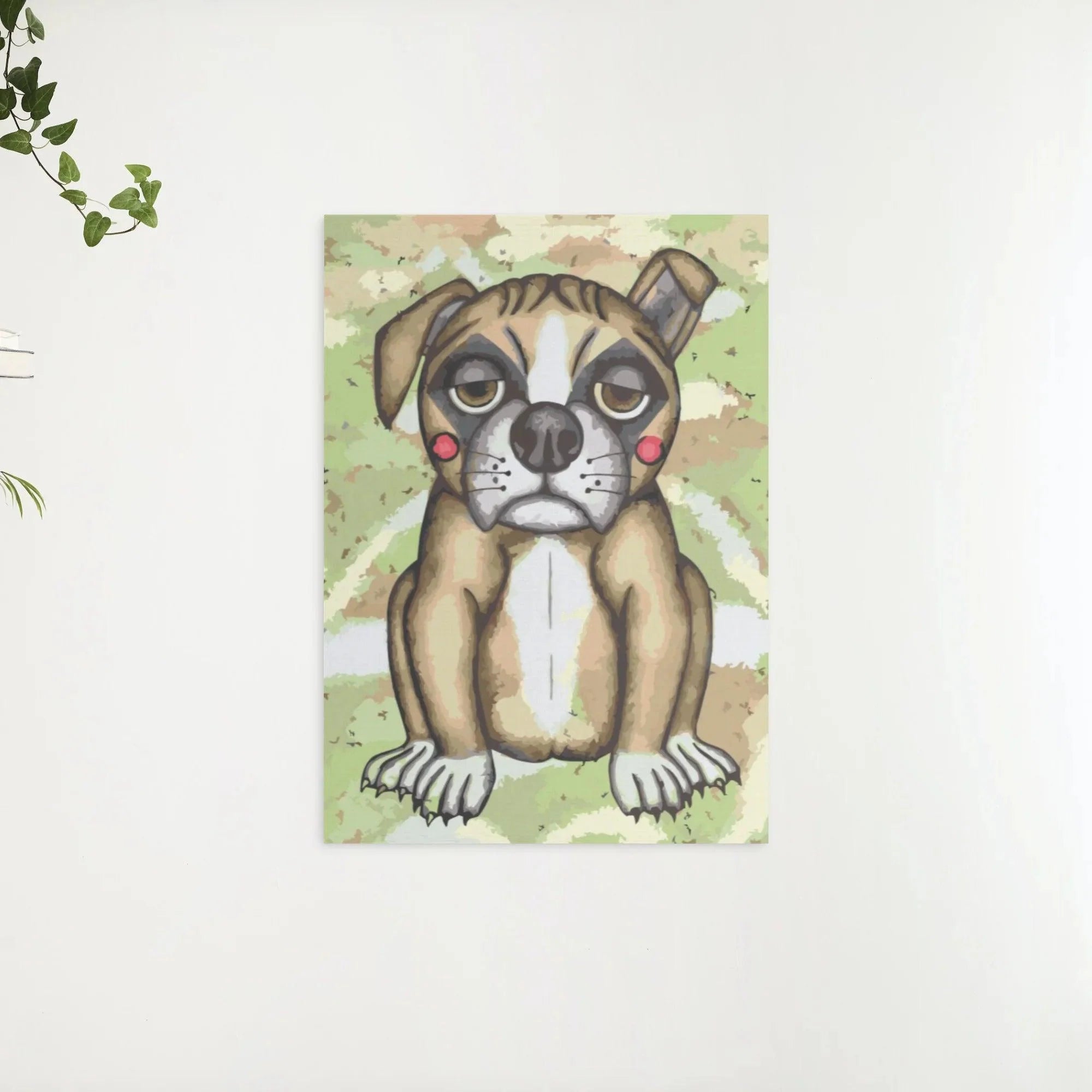 Diamond Painting - Chien avec des joues roses - SEOS®