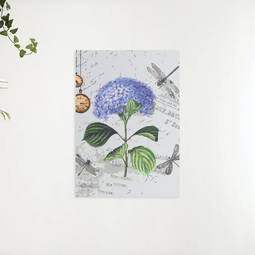 Diamond Painting - Hortensia et libellules - SEOS®