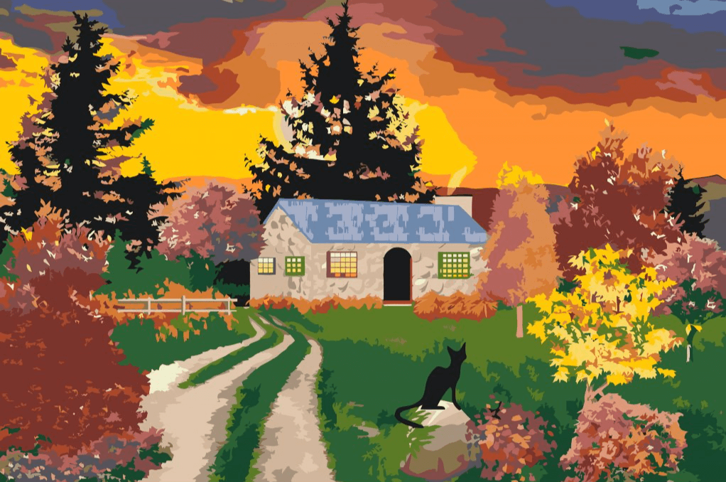 Diamond Painting - Maison dans la nature - SEOS Shop ®