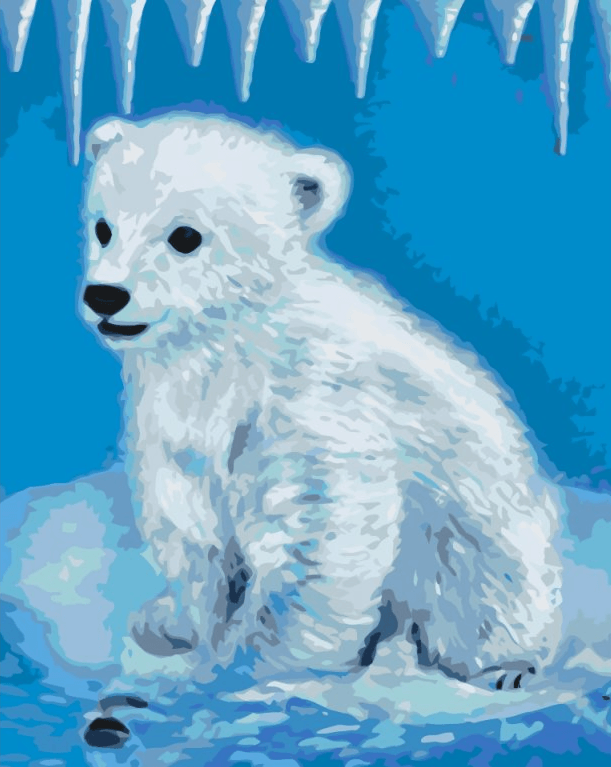 Diamond Painting - Ours polaire - SEOS®
