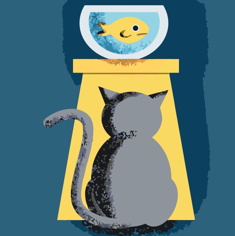 Diamond Painting - Chat et proie - SEOS®
