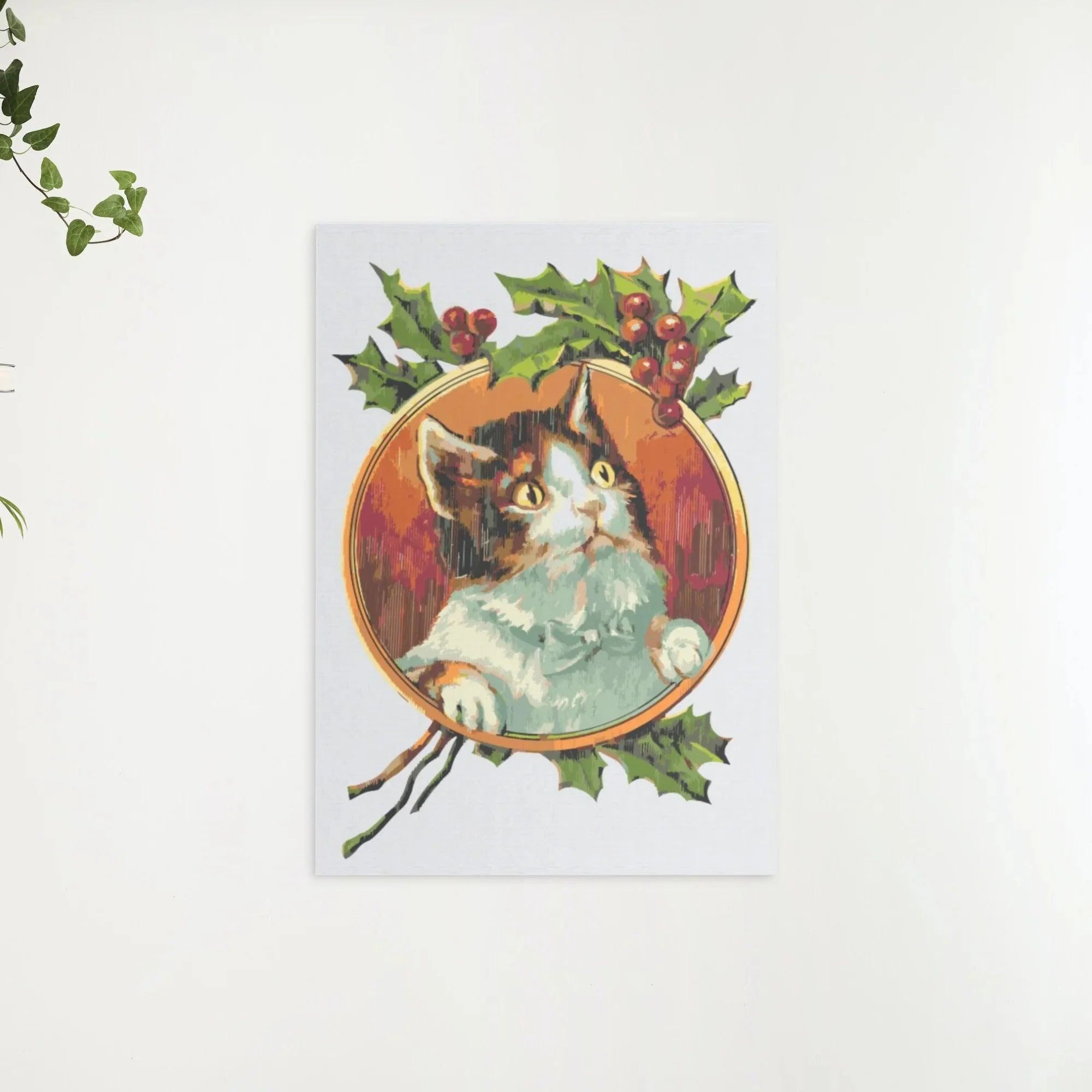 Diamond Painting - Chat sous la vigne - SEOS®