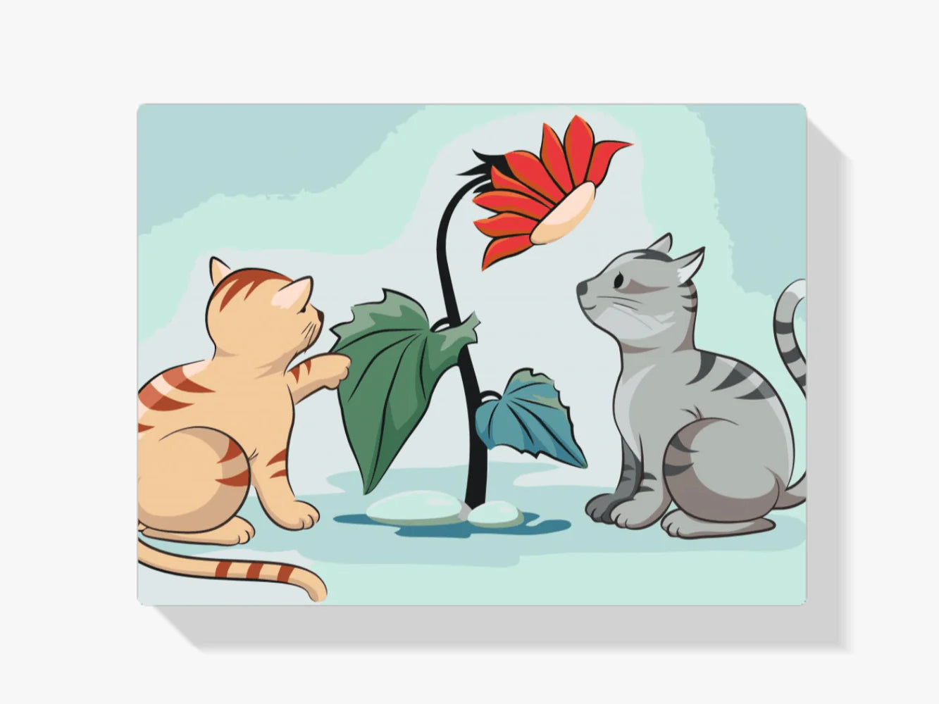 Diamond Painting - Chats et fleurs - SEOS®
