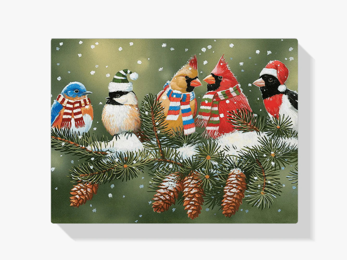 Diamond Painting - Oiseaux de Noël - SEOS®