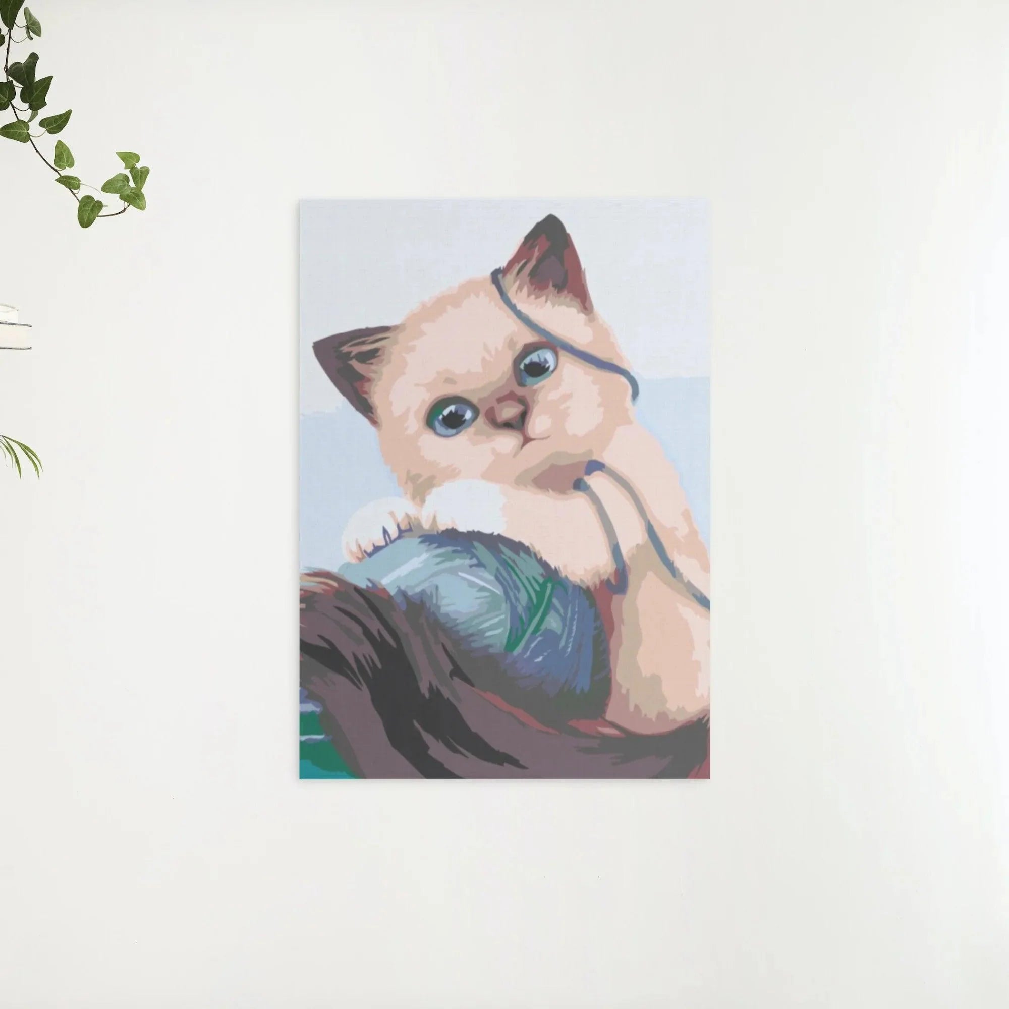 Diamond Painting - Chaton avec une balle - SEOS®