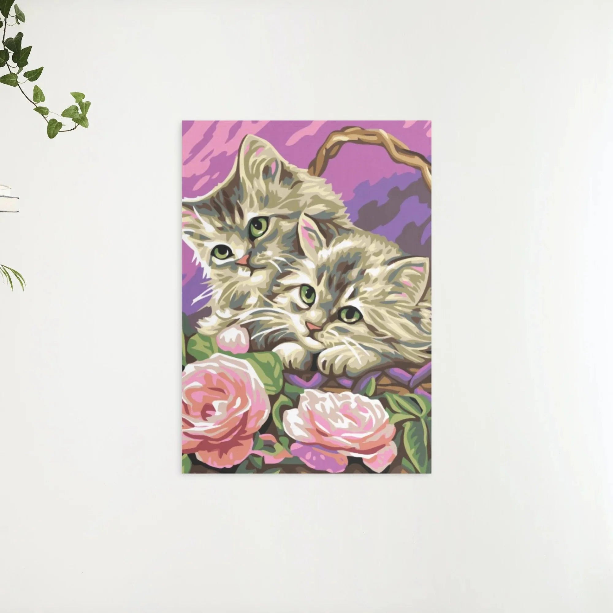 Diamond Painting - Kittens dans le panier - SEOS®