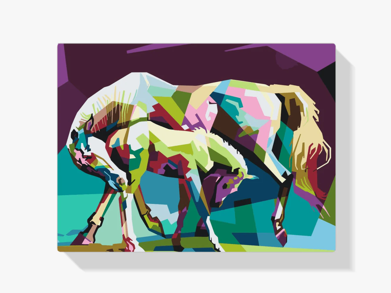 Diamond Painting - Chevaux colorés - SEOS®