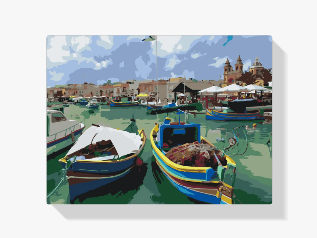 Diamond Painting - Bateaux de pêche colorés - SEOS Shop ®