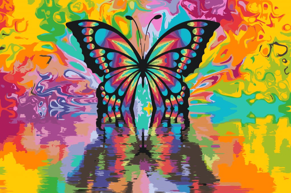 Diamond Painting - Papillon coloré - SEOS®