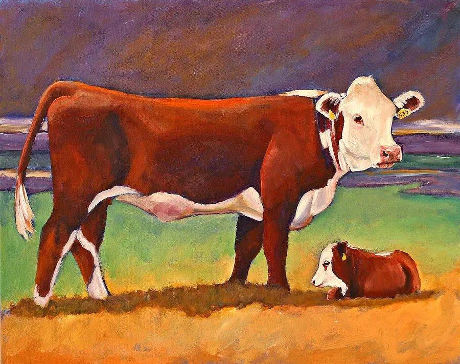Diamond Painting - Vache et veau - SEOS Shop ®