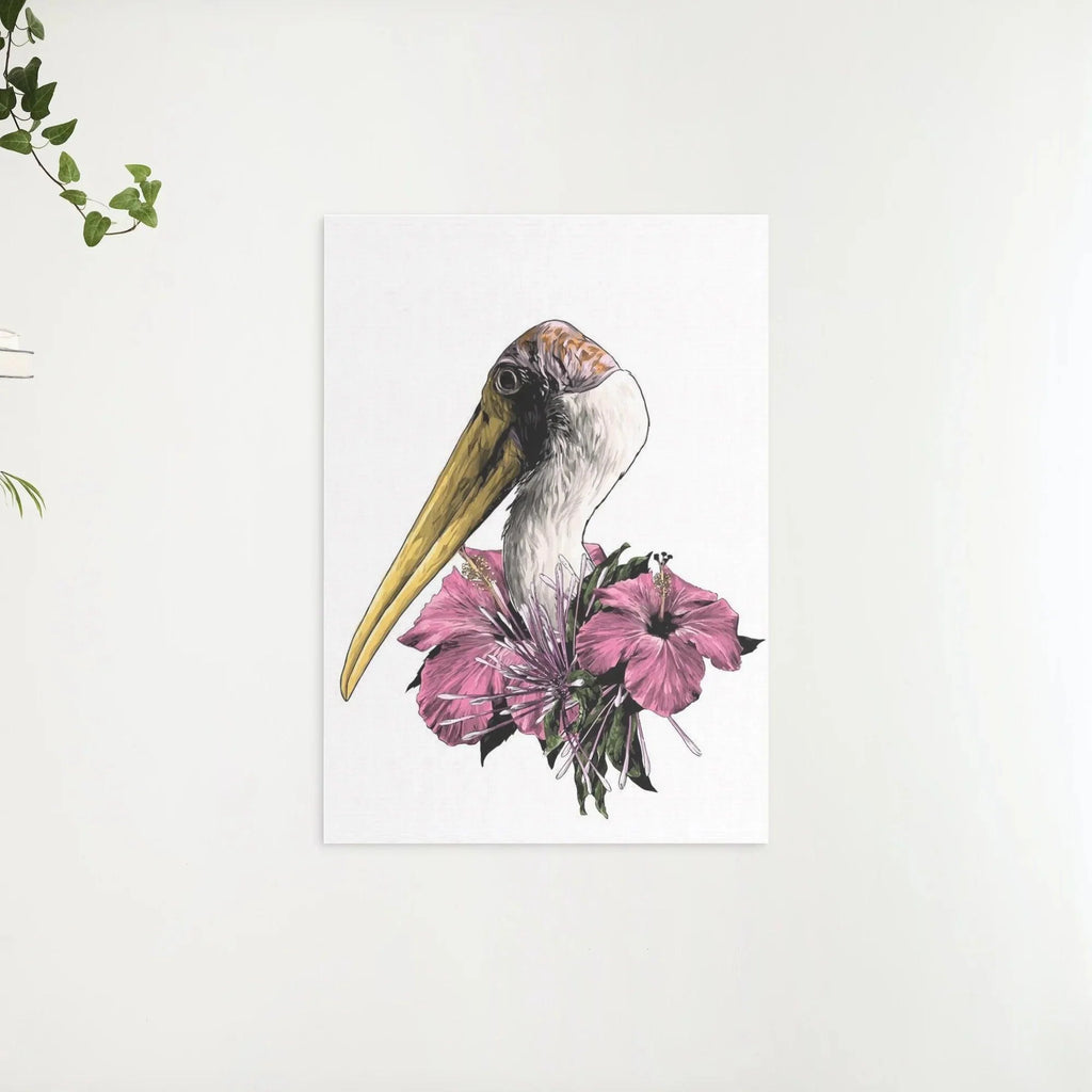 Diamond Painting - Tête d'une cigogne - SEOS®