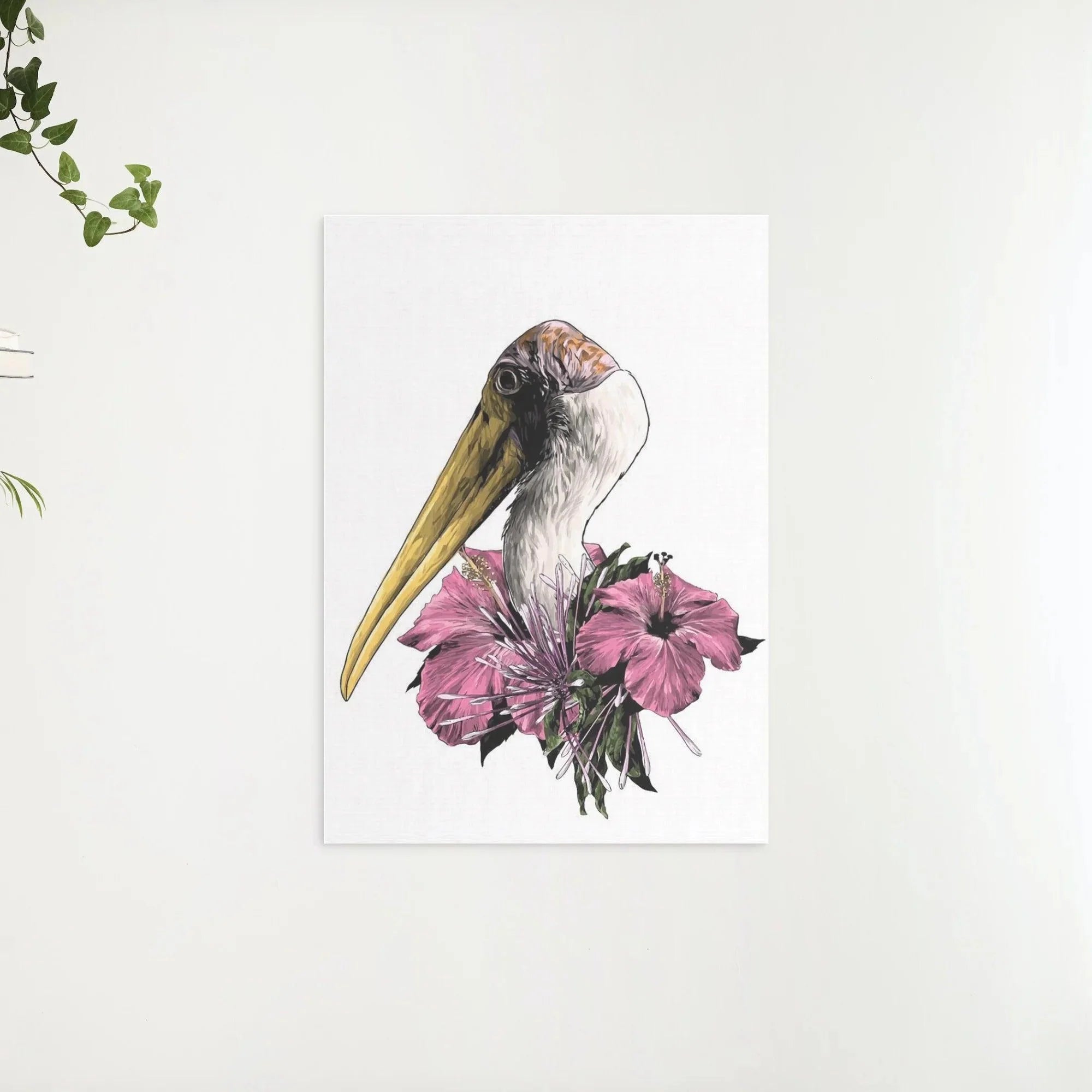 Diamond Painting - Tête d'une cigogne - SEOS®