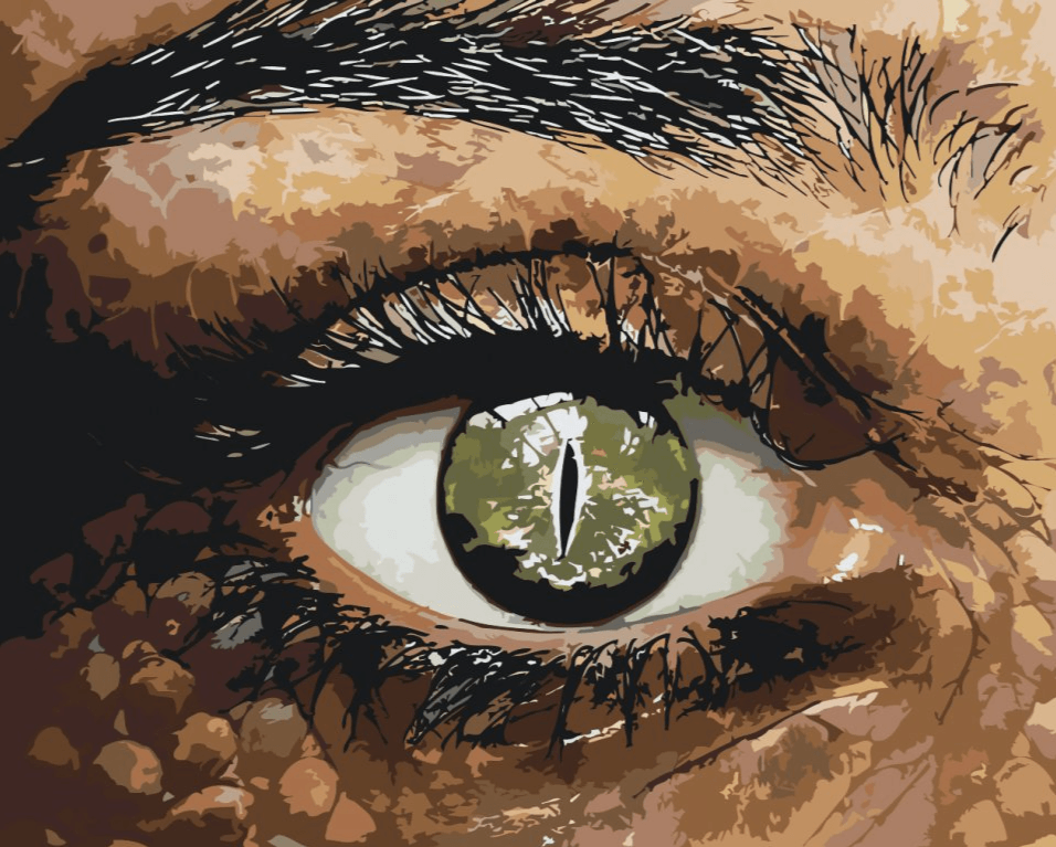 Diamond Painting - Oeil de crocodile - SEOS Shop ®