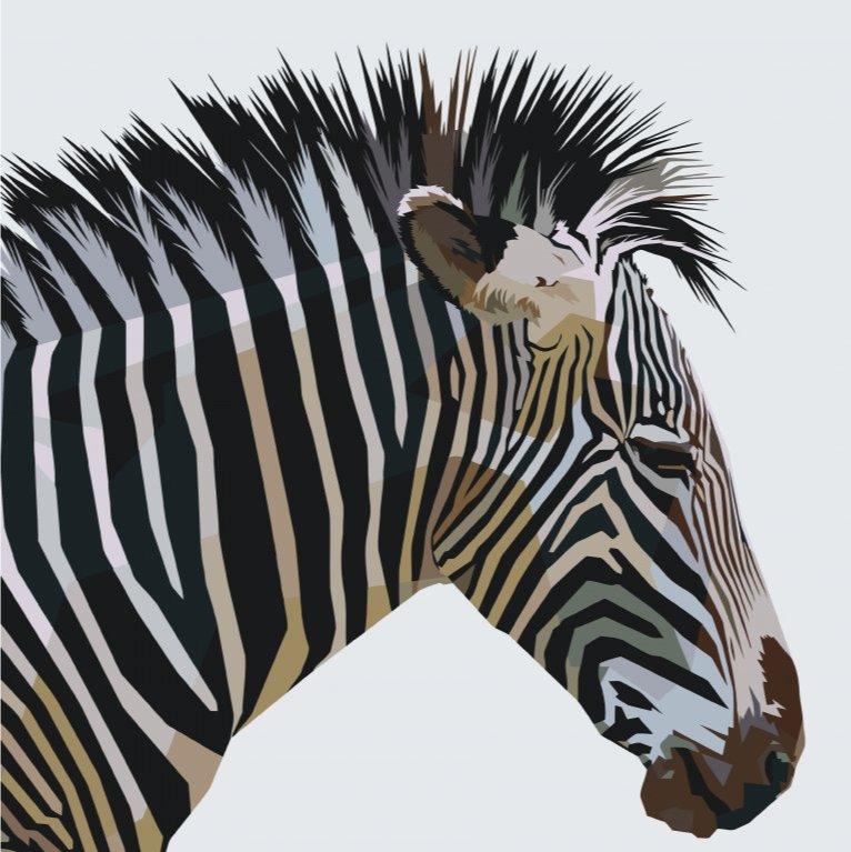 Diamond Painting - Zebra cubiste - SEOS Shop ®