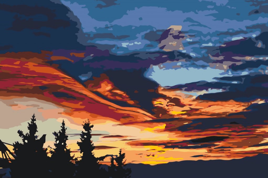 Diamond Painting - Ciel en couleurs - SEOS Shop ®