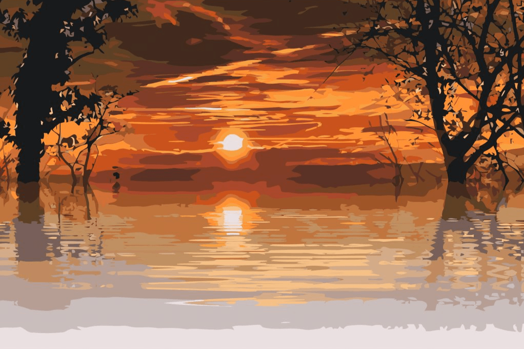 Diamond Painting - Coucher de soleil magique - SEOS Shop ®