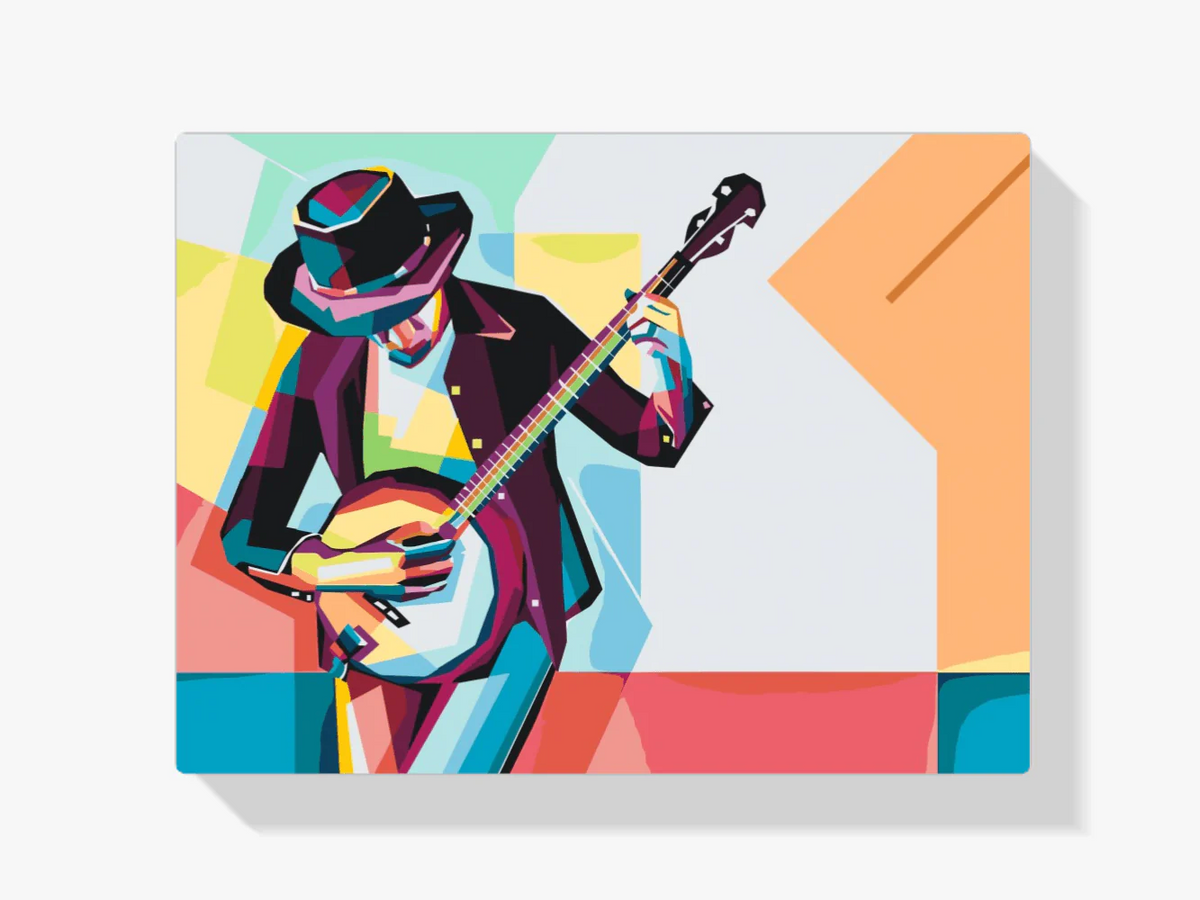Diamond Painting - Un homme joue du banjo - SEOS Shop ®