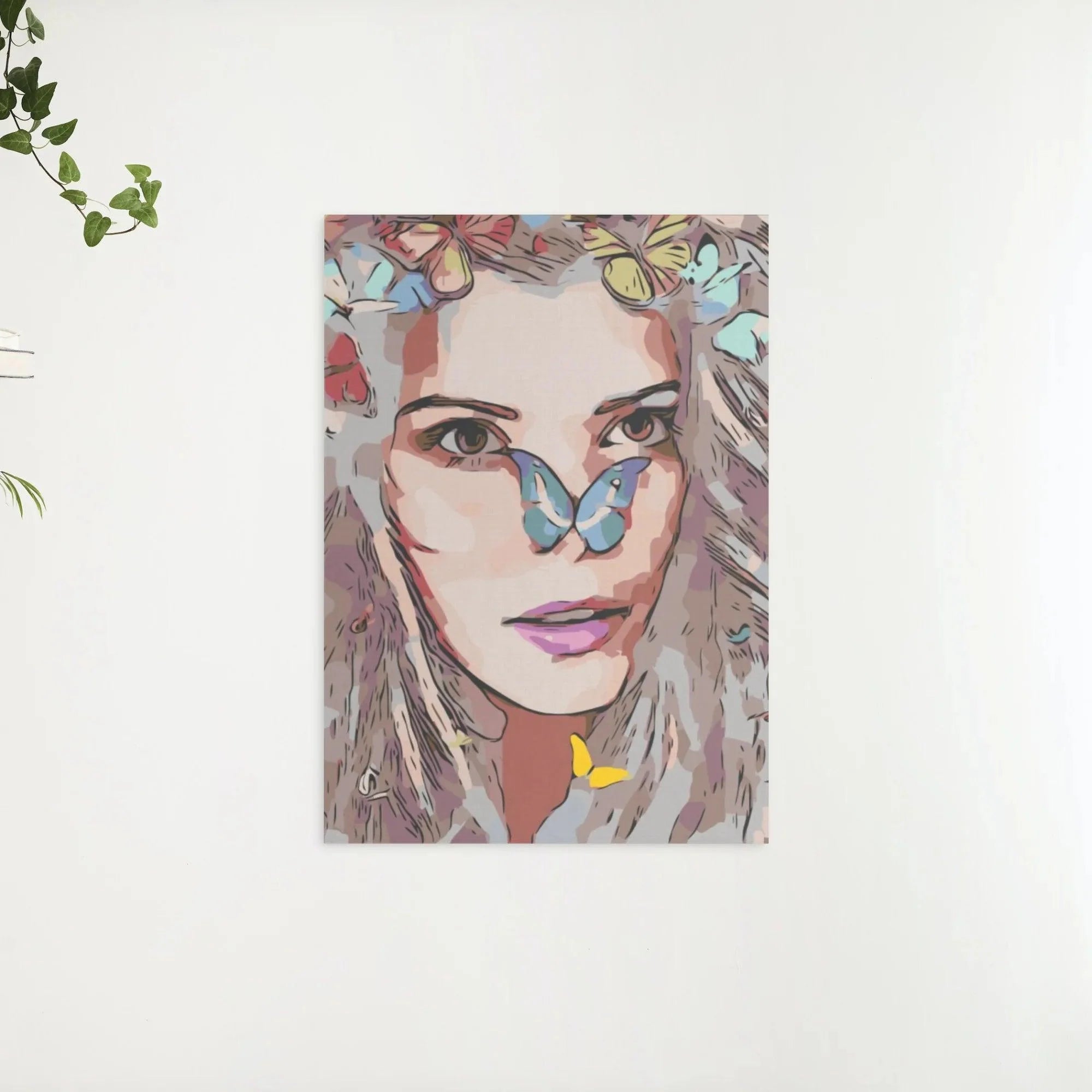 Diamond Painting - Fille avec des papillons - SEOS Shop ®