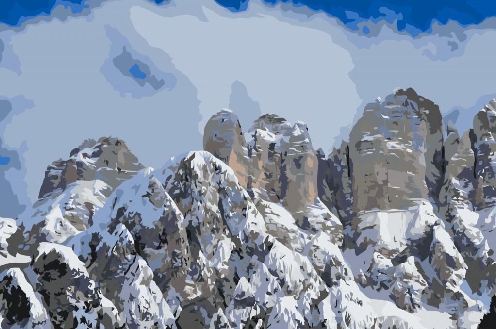 Diamond Painting - Monte Civetta, Dolomites - SEOS Shop ®