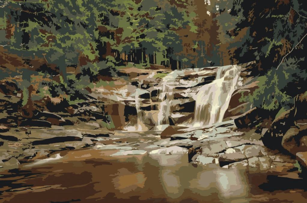 Diamond Painting - Cascade de Mumlava - SEOS Shop ®