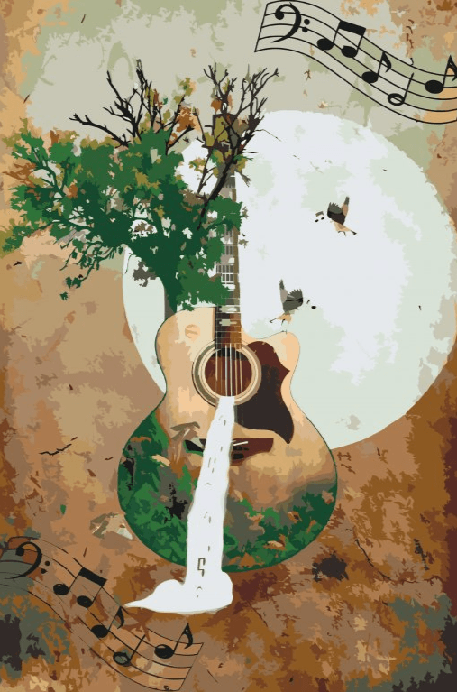 Diamond Painting - Guitare naturelle - SEOS Shop ®
