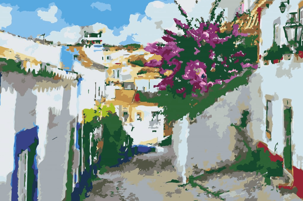 Diamond Painting - Vieille rue de la ville - SEOS Shop ®