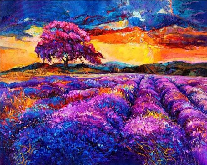 Diamond Painting - Couché de soleil violet - SEOS Shop ®