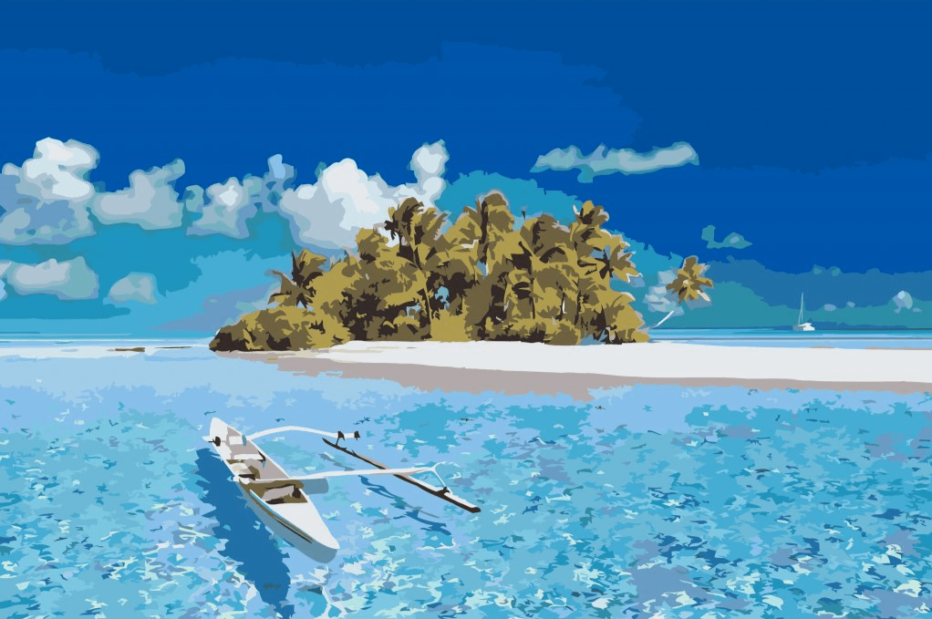 Diamond Painting - Magnifique île - SEOS Shop ®