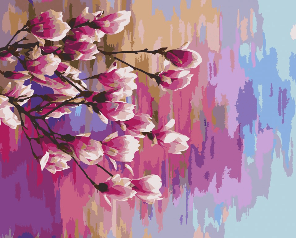 Diamond Painting - Magnolia Arc-en-ciel - SEOS Shop ®