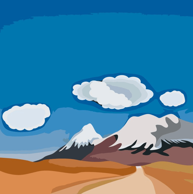 Diamond Painting - Croquis des montagnes - SEOS Shop ®