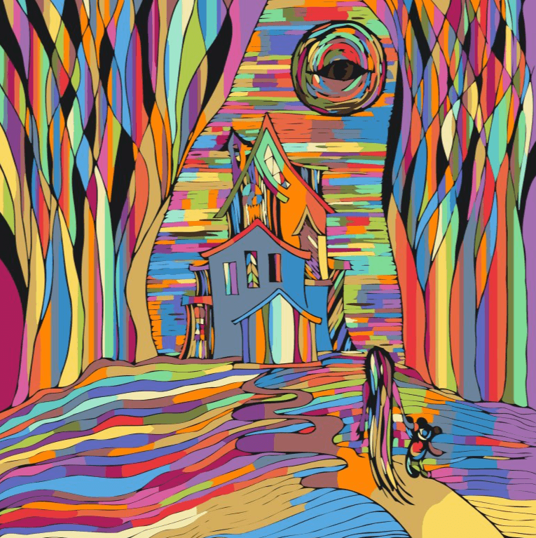 Diamond Painting - Maison Coloré Effrayant - SEOS Shop ®