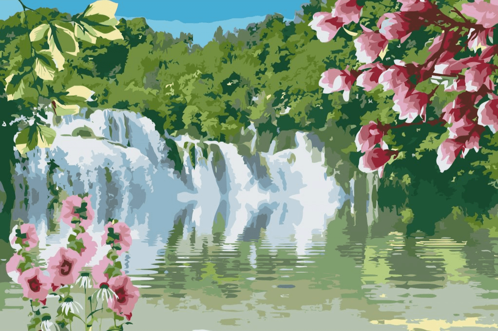 Diamond Painting - Cascade féérique - SEOS Shop ®