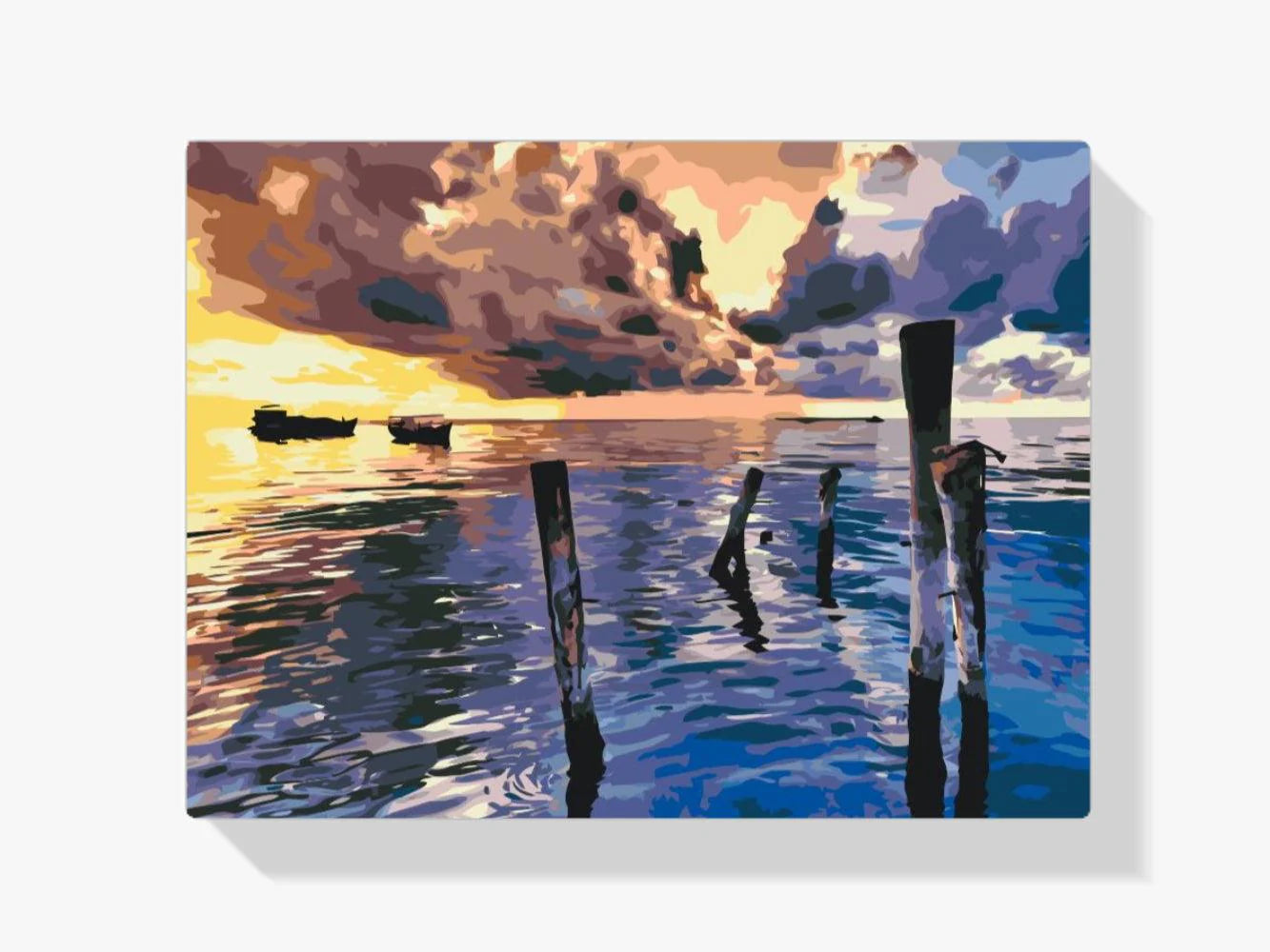 Diamond Painting - Coucher de soleil orageux - SEOS Shop ®