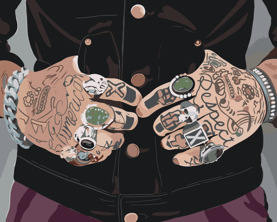 Diamond Painting - Tatouages sur les mains - SEOS Shop ®