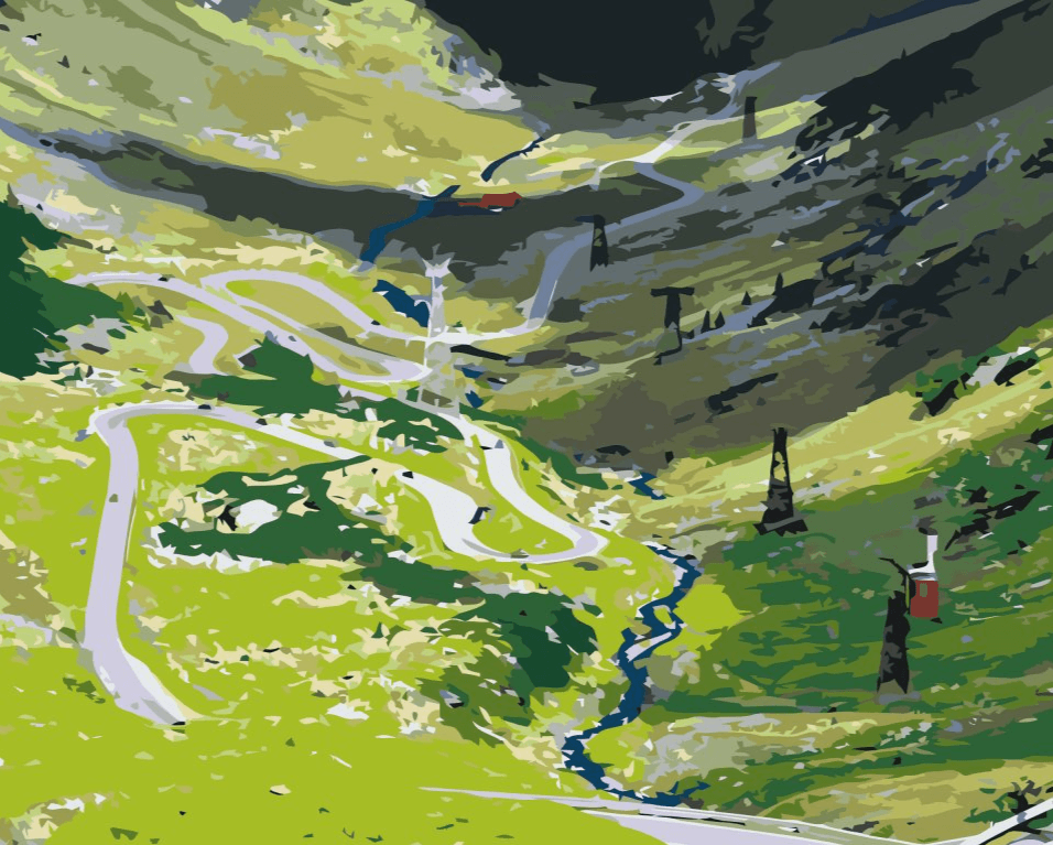 Diamond Painting - Route Transfagarasan en Roumanie 2 - SEOS Shop ®