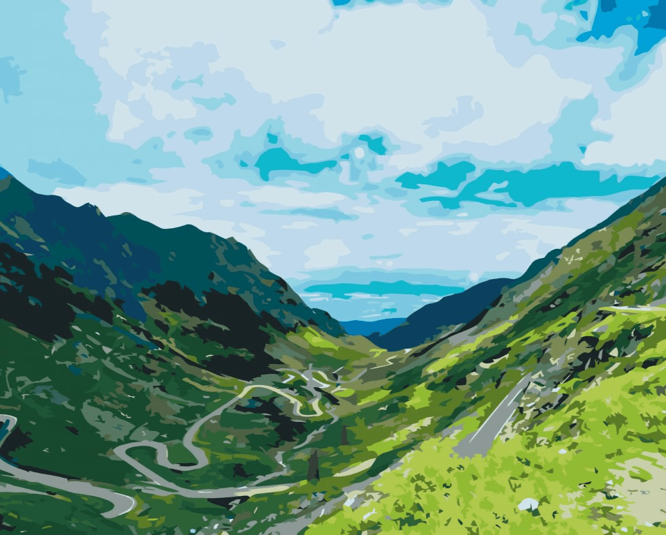 Diamond Painting - Route Transfagarasan en Roumanie 3 - SEOS Shop ®